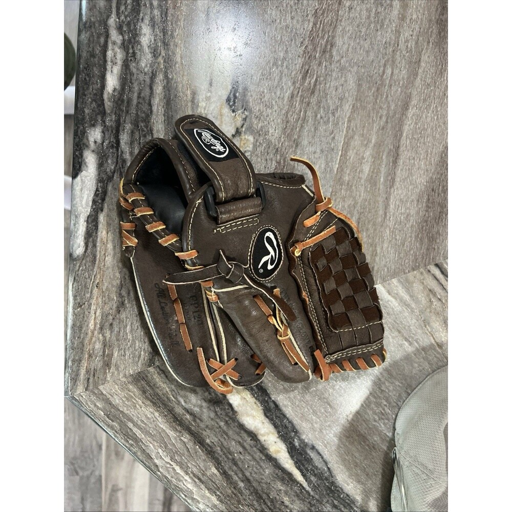 Rawlings Girls FP115 11.5” Fast Pitch Softball Glove Leather Palm Brown